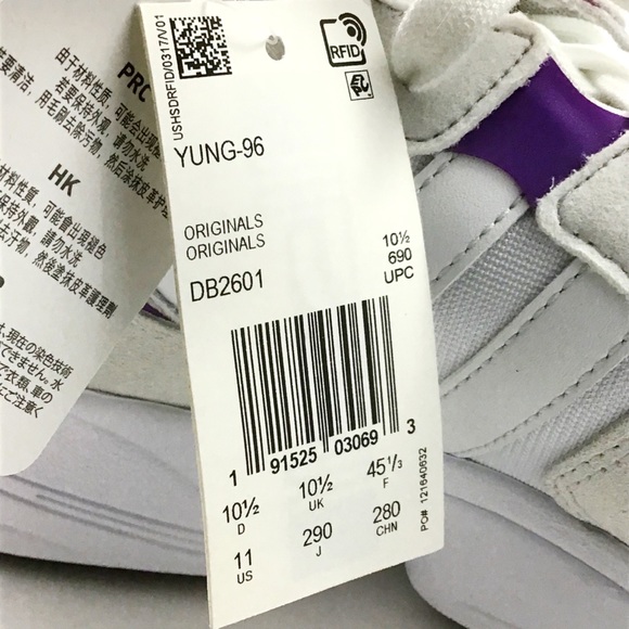 New Mens Adidas Originals Yung-96 Running Shoes 11 - Picture 11 of 11